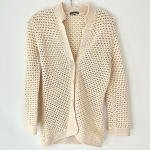 Loro Piana Cashmere Crochet Cardigan